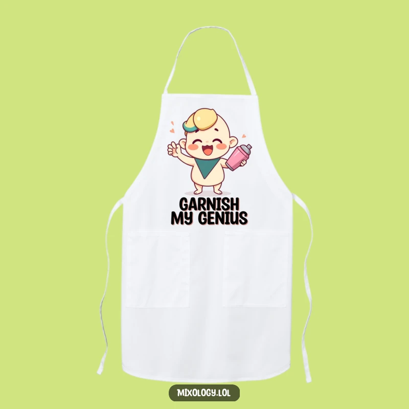 Funny Cocktail Shaker Apron - Mix Drinks with Joyful Flair