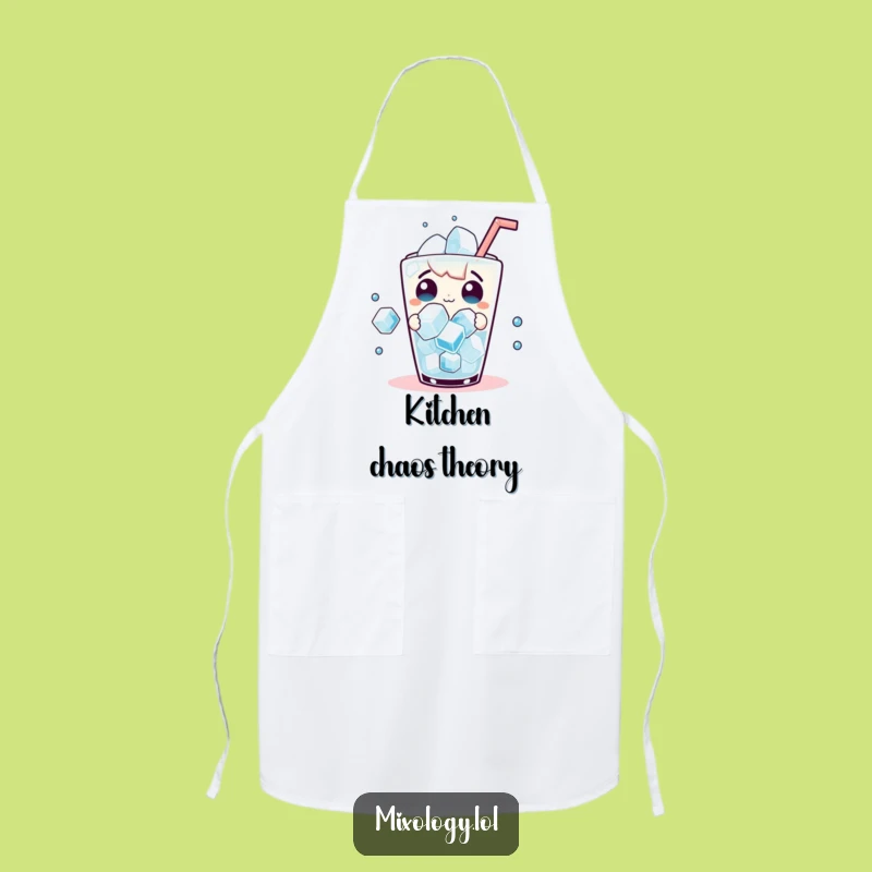 Funny Kitchen Apron: Cook with Surprise & Dancing Ice Cubes