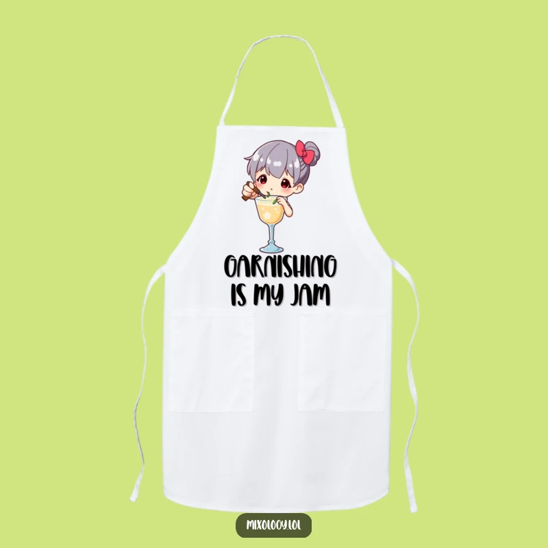 Funny Bartender Apron: Character Garnishing Drinks in Style, Practical Funny Gift