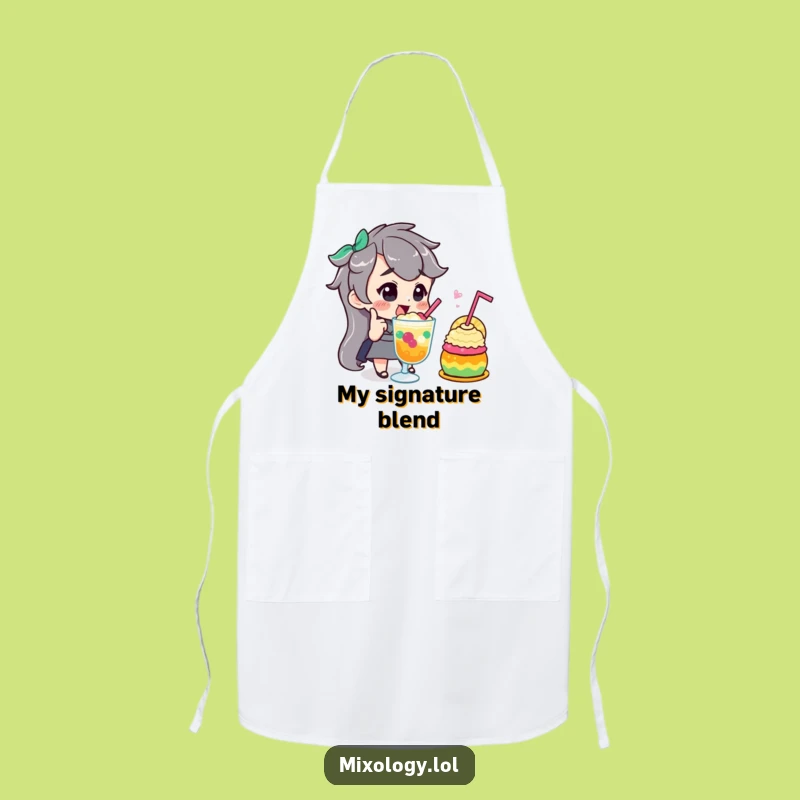 Funny Mixologist's Apron - Confident Nod to Colorful Drinks, Hilarious Funny Gift