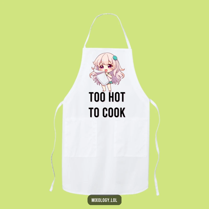 Funny Fanning Character Apron: Cook Up Some Laughs in the Kitchen