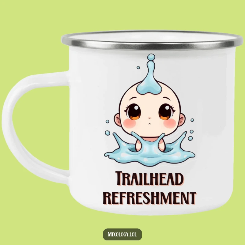 Funny Splash Surprise Camping Mug - Outdoor Reaction Humor