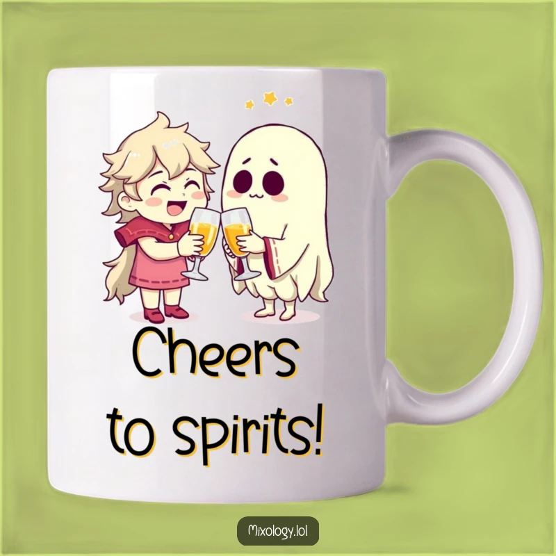 Funny Ghostly Friends Mug: A Toast to Your Eerie Companions!