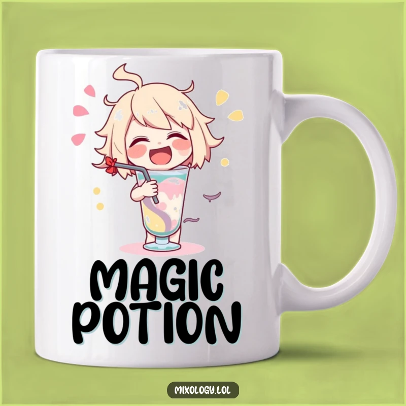 Funny Delightful Drink Mug - Swirl with Joy, Perfect Gift for Mixologists