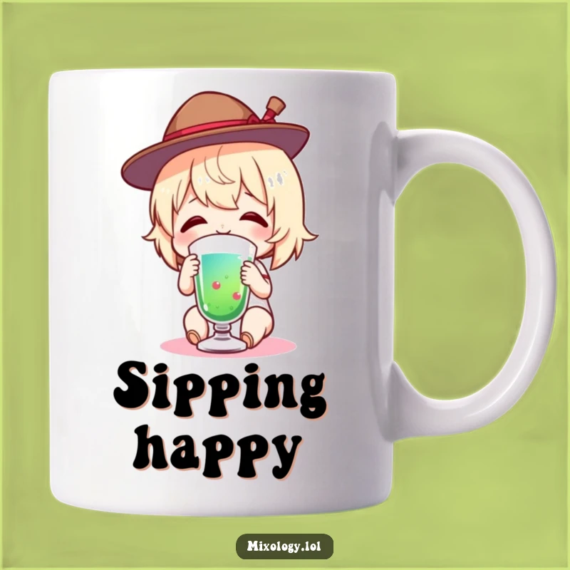 Funny Tiny Hat Drinker Mug: Charming Sipper's Smile, Perfect Funny Gift for Cocktail Lovers