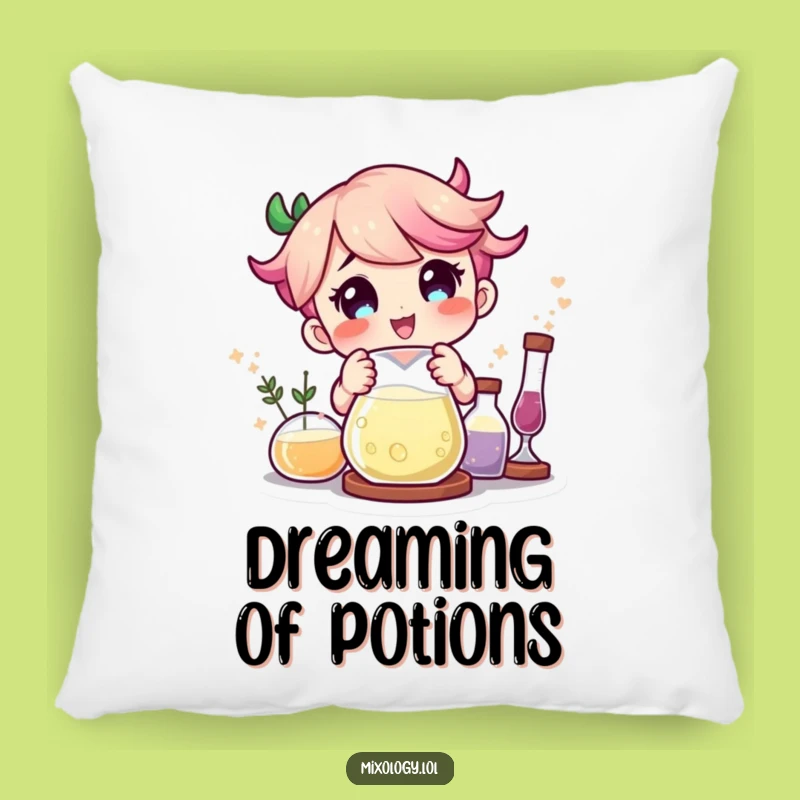 Funny Mad Scientist Pillow: Cozy Up with Creative Chemistry!