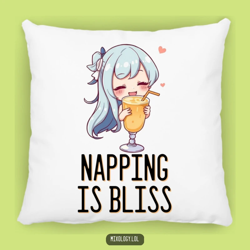 Funny Sophisticated Drinker Pillow: Cozy Up with Class!