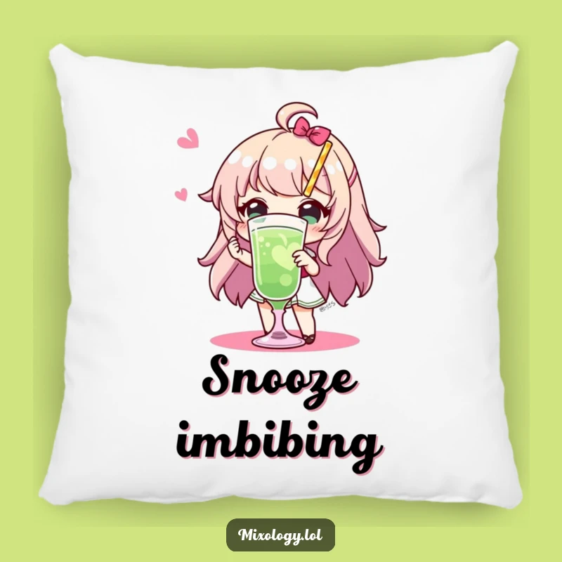 Funny Flair Drink Pillow: Cozy & Humorous Accent for Sofas and Chairs