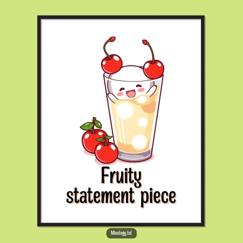 Funny Garnishing Digital Art - Tiny Figure Drink Decor, Instant Funny Gift