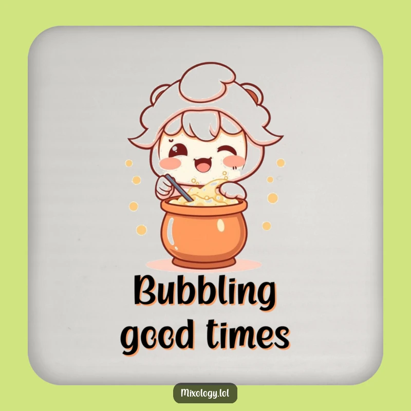 Funny Kawaii Potion Maker Coaster - Protect Surfaces with Magic