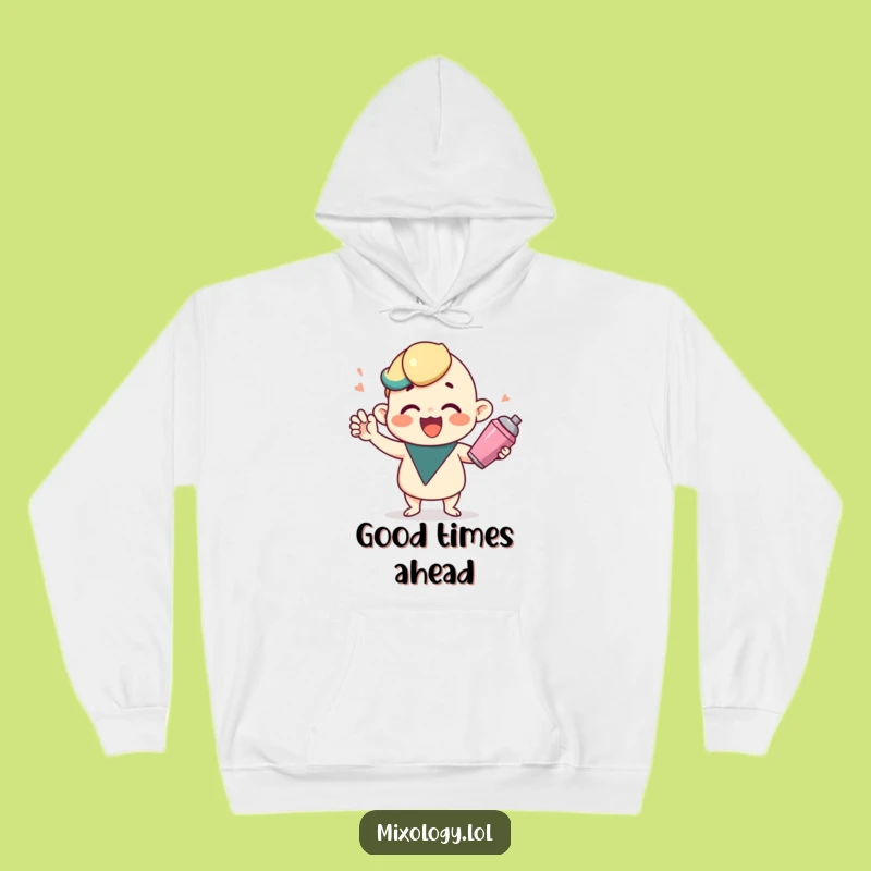 Funny Cocktail Shaker Hoodie - Cozy Comfort for the Joyful Mixologist