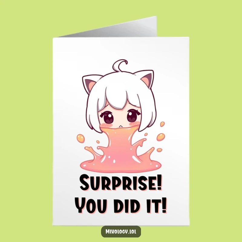 Free Printable Oops Congrats Card: Funny Downloadable Gift for Unexpected Wins!