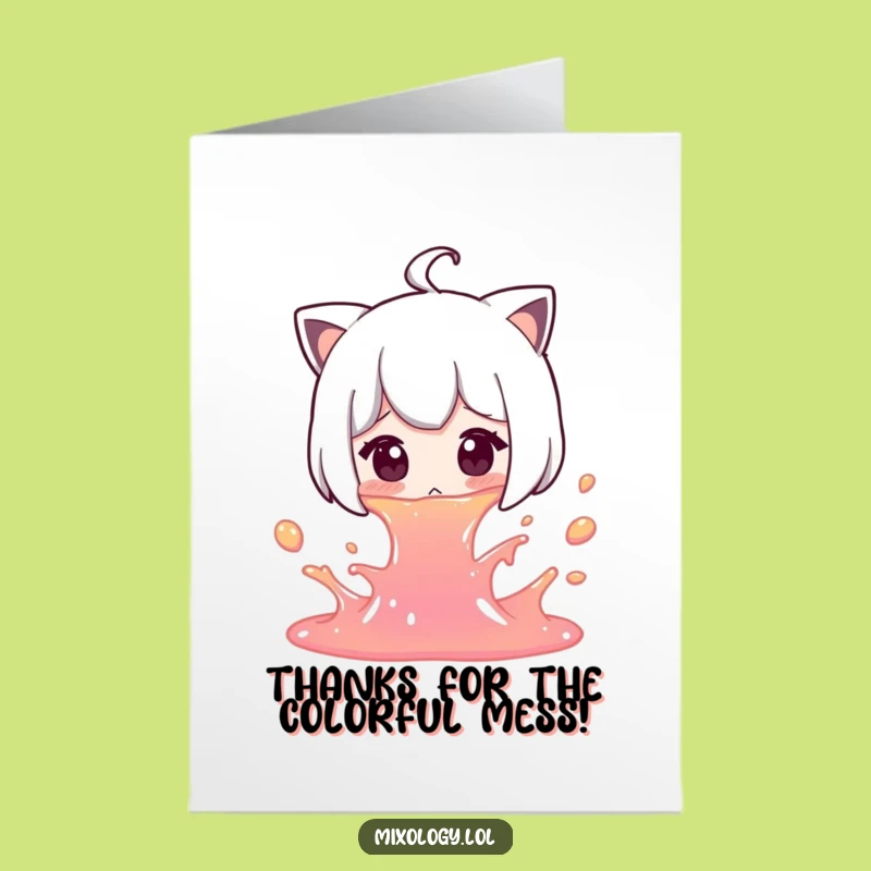 Free Printable Oops Thank You Card: Funny Downloadable Gift for Messy Thanks!