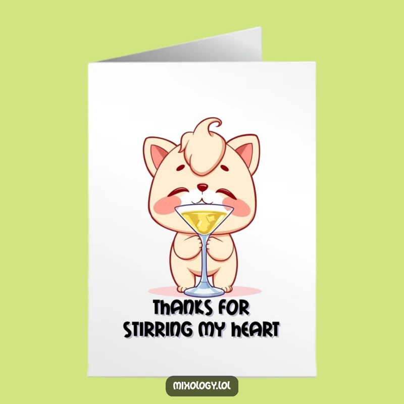 Free Printable Thank You Card: Clumsy Nose Balancer - Funny Downloadable Gratitude!