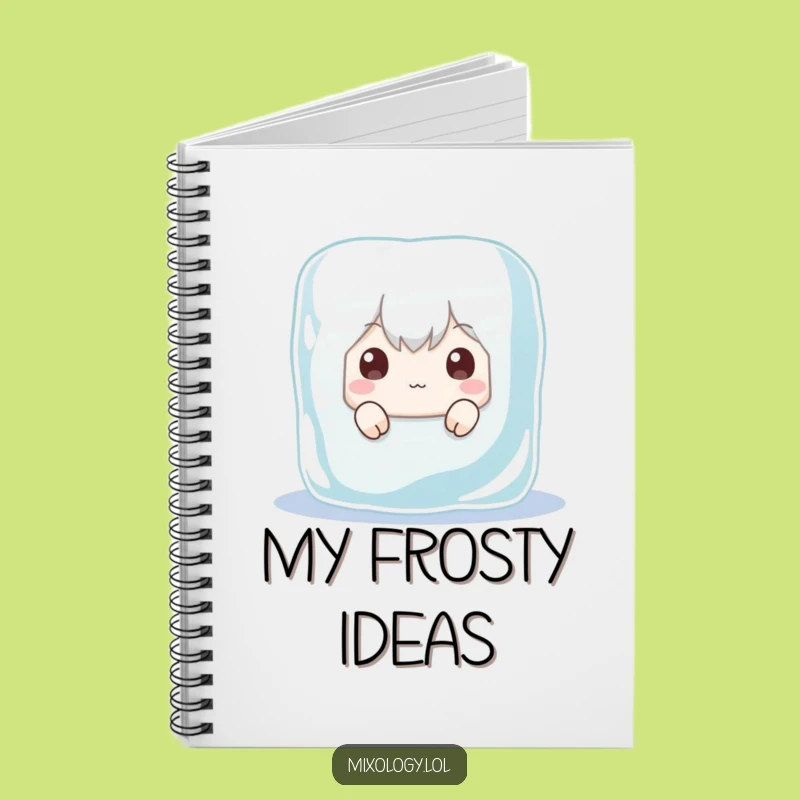 Funny Ice Cube Peek Notebook - Jot Down Secrets in Style, Hilarious Funny Gift