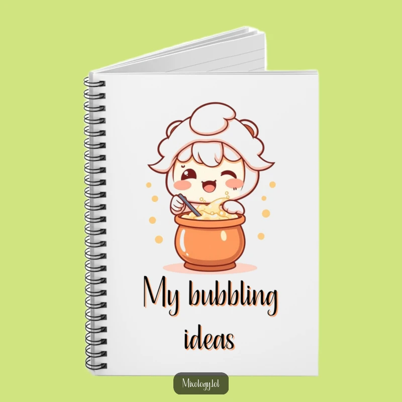 Funny Kawaii Potion Maker Notebook - Jot Down Magical Ideas