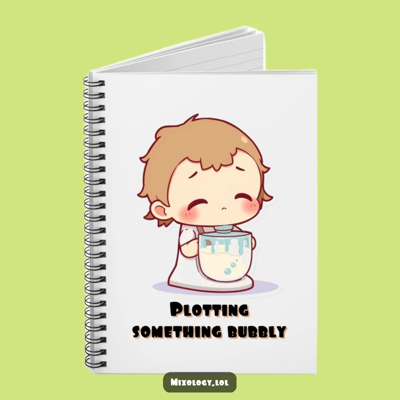 Funny Curiosity Notebook - Bubbling Mixer Observations, Great Funny Gift