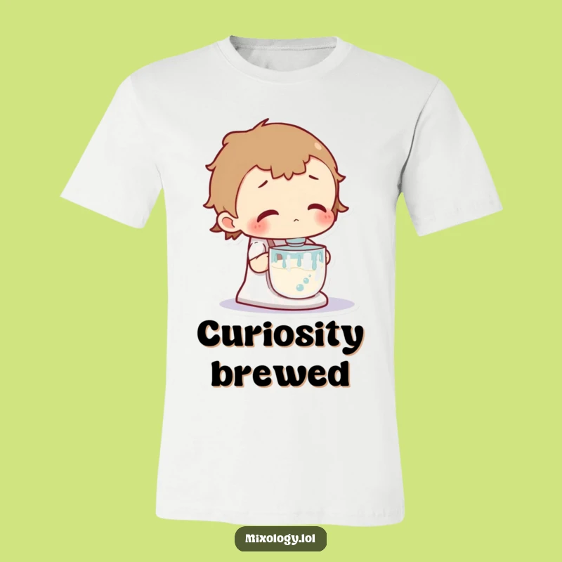 Funny Potion Master T-Shirt - Intent Observer of Bubbling Mixers, Ideal Funny Gift