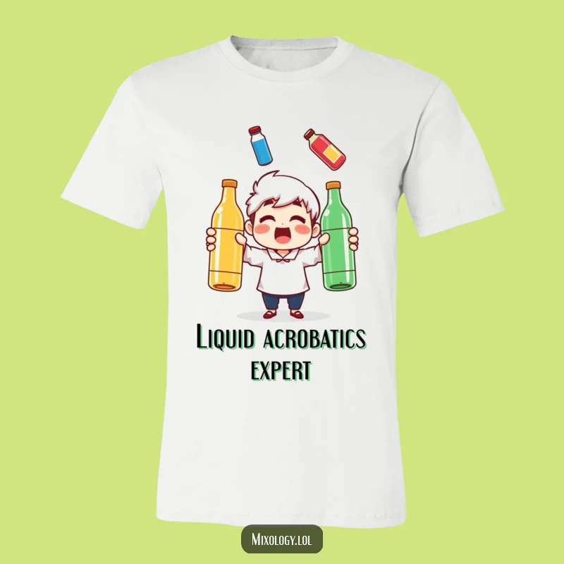 Funny Juggling Bottles T-Shirt - Get This Hilarious Surprise Tee Today!