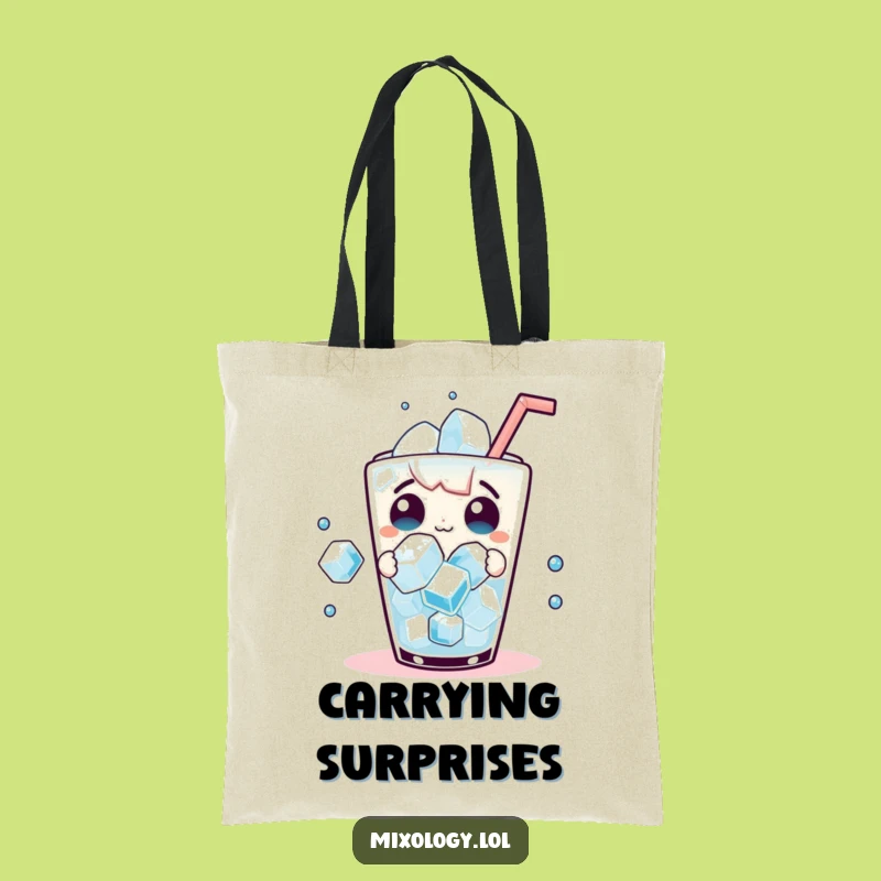 Funny Dancing Ice Tote Bag: Carry Your Essentials with Playful Surprise